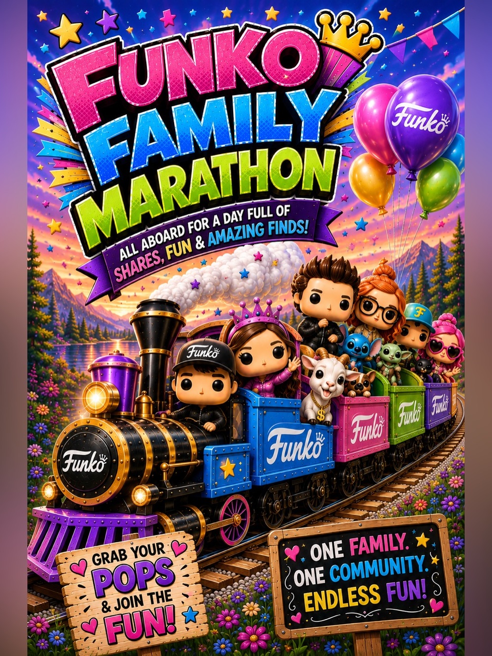 Funko/Collectibles Train Share show
